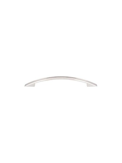 Tango Cut-Out Cabinet Pull - 6 5/16 inch Center-to-Center in Polished Nickel.